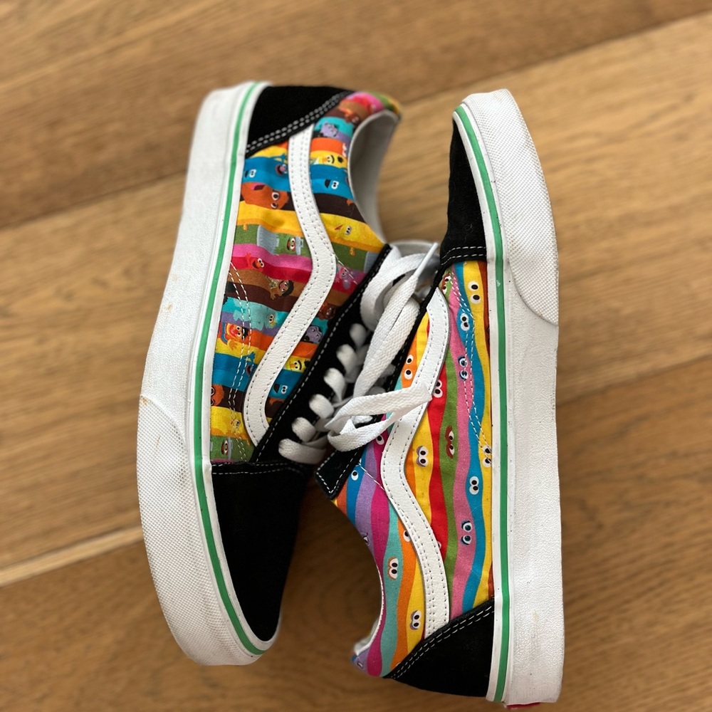 Sesame Street x Vans Multicolor Stripe Athletic Shoes